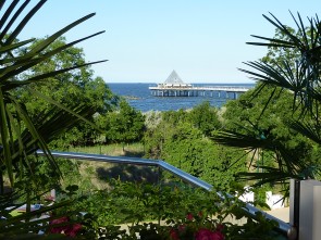 Blick auf die Seebrücke Heringsdorf
